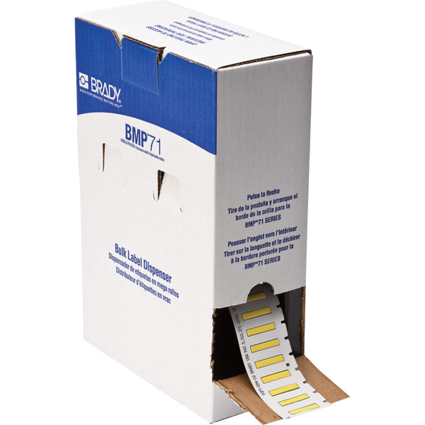 Brady BM-094-1-342-YL PermaSleeve® Heat-Shrink Labels for M610, M611, BMP61, M710 and BMP71 174499
