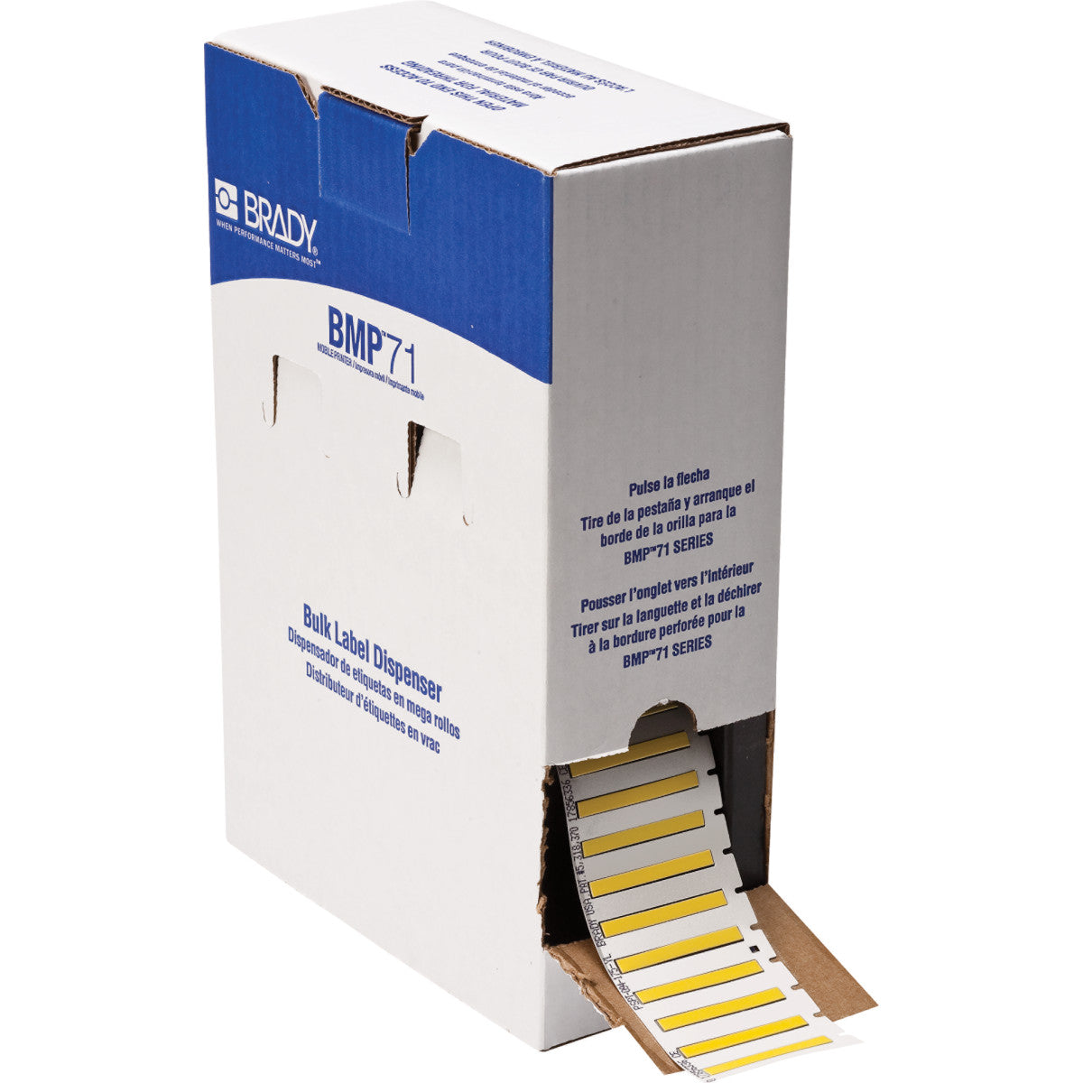 Brady BM-094-175-342-YL PermaSleeve® Heat-Shrink Labels for M610, M611, BMP61, M710 and BMP71 174505