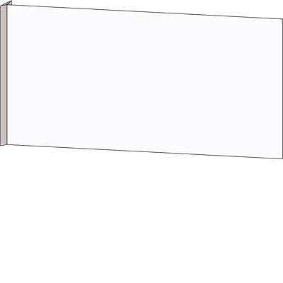 Brady Bi Blank-203X403-B-455 Blank Corridor Signs 223990