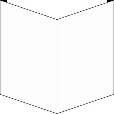 Brady V Blank-403X203-B-455 Blank Projecting Signs 223993