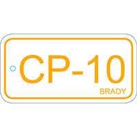 Brady Energy Tag-Cp-10-75X38Mm-Sapp/25 Energy Source Tag Control Panel 138738
