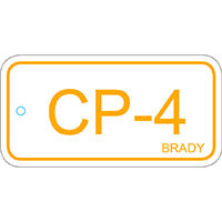 Brady Energy Tag-Cp-4-75X38Mm-Sapp/25 Energy Source Tag Control Panel 138732