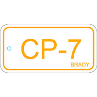 Brady Energy Tag-Cp-7-75X38Mm-Sapp/25 Energy Source Tag Control Panel 138735