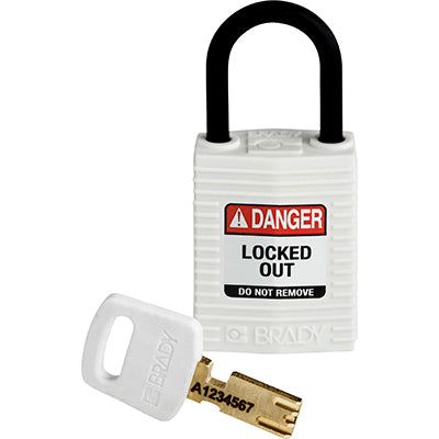 Brady Cpt-Wht-25Pl-Kd SafeKey Padlocks - Compact 150188
