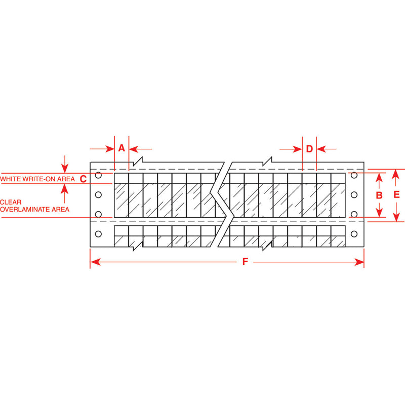 Brady DAT-54-642-10 DaTab Dot Matrix Printable Labels 028918