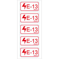 Brady Energy Tag-E-13-75X38Mm-Sa/5 Energy Source Label Electrical 138821