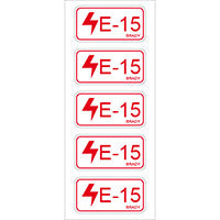 Brady Energy Tag-E-15-75X38Mm-Sa/5 Energy Source Label Electrical 138823