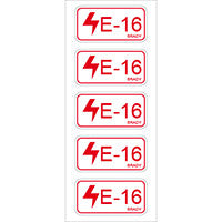 Brady Energy Tag-E-16-75X38Mm-Sa/5 Energy Source Label Electrical 138824