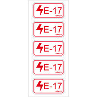 Brady Energy Tag-E-17-75X38Mm-Sa/5 Energy Source Label Electrical 138825