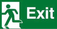 Brady E/E001/En1-Pp-Pholumb-300X150/1-B Glow-in-the-dark safety sign 836827