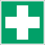 Brady E/E003/Nt-Sa-Pholumc-150X150/1-B Glow-in-the-dark safety sign 834497