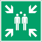 Brady E/E007/Nt-Sa-Pholumc-400X400/1-B Glow-in-the-dark safety sign 836876