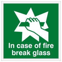 Brady E/E008/En40-Pp-Pholumb-100X100/1-B Glow-in-the-dark safety sign 834554