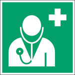 Brady E/E009/Nt-Alu-Pholumc-200X200/1-B Glow-in-the-dark safety sign 834569