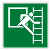 Brady E/E016B/Nt-Sa-Pholumc-200X200/1-B Glow-in-the-dark safety sign 836583
