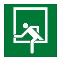 Brady E/E016C/Nt-Sa-Pholumc-200X200/1-B Glow-in-the-dark safety sign 836587