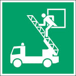 Brady E/E017/Nt-Alu-Pholumc-150X150/1-B Glow-in-the-dark safety sign 834649