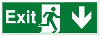 Brady E/En1/E002/A180-Pp-Pholumb-450X150/1-B Glow-in-the-dark safety sign 834720
