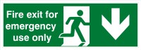 Brady E/En17/E002/A180-Pp-Pholumb-450X150/1-B Glow-in-the-dark safety sign 834741