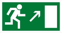 Brady E/X380/Nt-Alu-Pholumc-400X200/1-B Glow-in-the-dark safety sign 836848