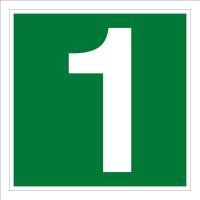 Brady E/Y001-Sa-Pholumb-100X300/1-B Glow-in-the-dark safety sign 834951