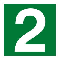 Brady E/Y002/Nt-Alu-Pholumc-200X200/1-B Glow-in-the-dark safety sign 836977