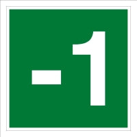 Brady E/Y011/Nt-Alu-Pholumc-150X150/1-B Glow-in-the-dark safety sign 836955