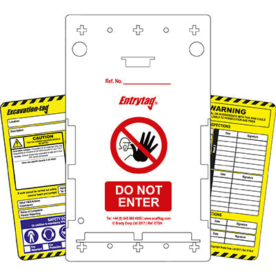 Brady Ent-Gb-Eti-Exca-A Excavation-tag Kit 198478