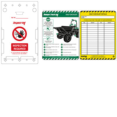 Brady Ent-Gb-Eti-Dump Dumper Truck-Tag Kit 302998