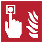 Brady F/F005/Nt-Sa-Pholumc-200X200/1-B Glow-in-the-dark safety sign - Fire alarm call point 835346
