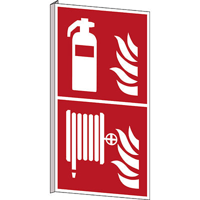 Brady F/F001/F002/Nt-Bipvc-200X400/1-B Fire extinguisher & Fire hose reel - ISO 7010 139162