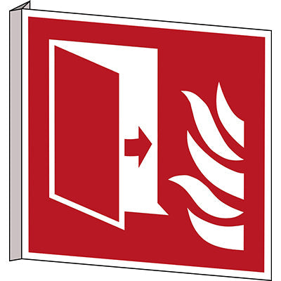 Brady F/F007/Nt/Bipvc-151X151-1 ISO Safety Sign - Fire protection door 197857