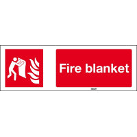 Brady F/F016/En26-Sa-450X150-1/B Fire Blanket - Safety Sign - ISO7010 195724