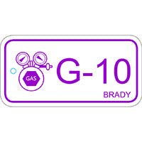 Brady Energy Tag-G-10-75X38Mm-Pp/25 Energy Source Tag Gas 138760