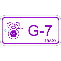 Brady Energy Tag-G-7-75X38Mm-Pp/25 Energy Source Tag Gas 138757