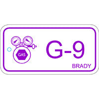 Brady Energy Tag-G-9-75X38Mm-Pp/25 Energy Source Tag Gas 138759