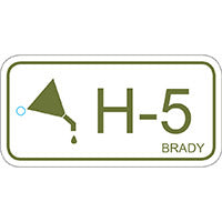 Brady Energy Tag-H-5-75X38Mm-Pp/25 Energy Source Tag Hydraulic 138745