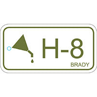 Brady Energy Tag-H-8-75X38Mm-Pp/25 Energy Source Tag Hydraulic 138748