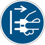 Brady M/M006/Nt-Alu-Pholumc-Dia 150/1-B Glow-in-the-dark safety sign 835636