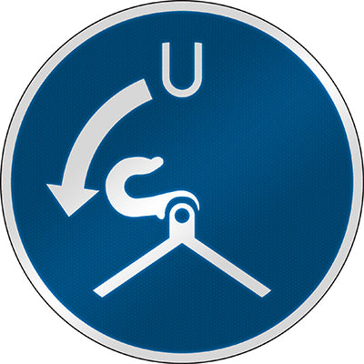 Brady M/M042/Nt/Rfl-Dia395-1 ISO Safety Sign - Release falls in launch sequence 303253