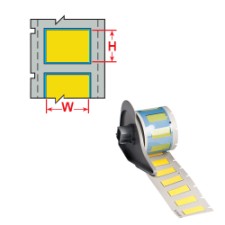 Brady BM71-375-1-342-YL Bulk Permasleeve Wire Marker Sleeves For M611, Bmp61 And Bmp71 621976