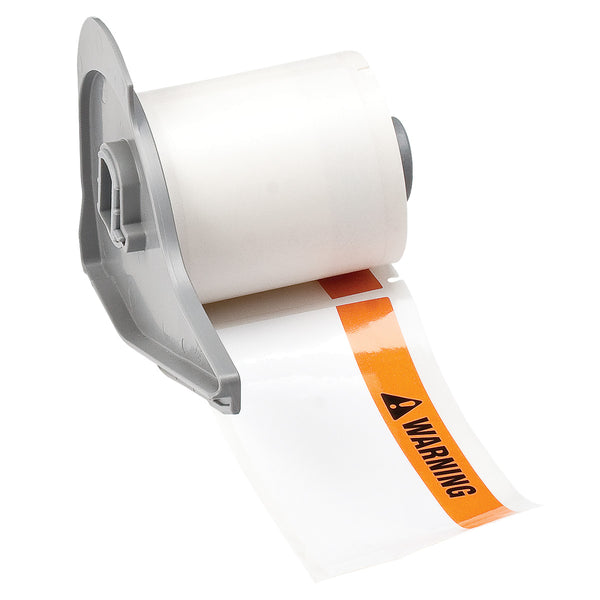 Brady M7-38-483-WARNING Ultra Aggressive Adhesive Multi-Purpose Polyester Labels for M710 and BMP71 174625