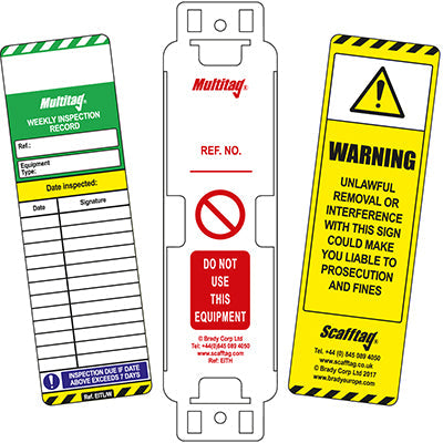 Brady Mul-Gb-Eith-L-W Weekly Inspection-tag Kit 198481