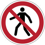 Brady P/P004/Nt-Sa-Pholumb-Dia 150/1-B Glow-in-the-dark safety sign 835909