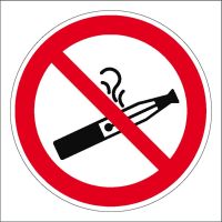Brady P/Pic900/Nt-Sa-Dia50/250-B Prohibition Signs on Roll - No smoking electronic cigarettes 138477