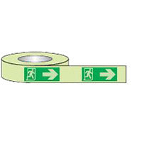 Brady E001 Pholum B Tape 80mmx10M Glow-in-the-dark Warning Tape 836789