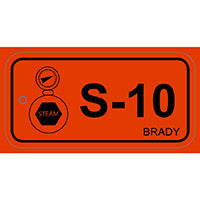 Brady Energy Tag-S-10-75X38Mm-Pp/25 Energy Source Tag Steam 138765