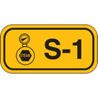 Brady Energy Tag-S-1-75X38Mm-Pp/25 Energy Source Tag - Steam 138423