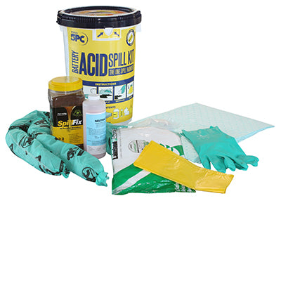 Brady SKH-BATT-E Battery Acid Specialty Spill Kit 241135