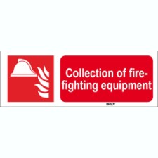 Brady Sten F004-297X105-Al-Crd/1 ISO 7010 Sign - Collection of fire-fighting equipment 817444